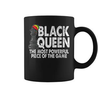 Black Queen The Most Powerful Piece Black History Month Coffee Mug - Monsterry UK