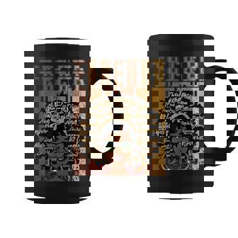 Black Smart Teacher Afro Love Melanin African American Women Coffee Mug - Monsterry
