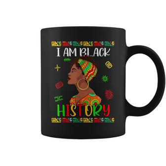 I Am Black History African American Black Pride Girls Coffee Mug - Seseable