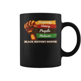 Black History Month African American Pride Fist Women Coffee Mug - Seseable
