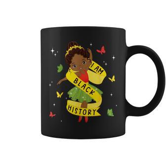 I Am Black History Month Afro African Ballet Dance Girls Coffee Mug - Seseable