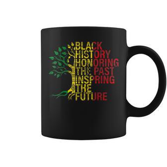 Black History Month Honoring Past Inspiring Future Coffee Mug - Monsterry AU