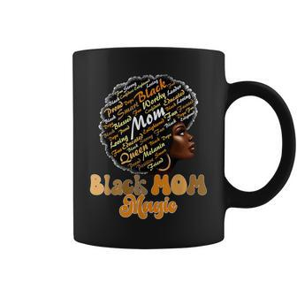 Black History Month Black Mom Magic Melanin Coffee Mug - Thegiftio UK