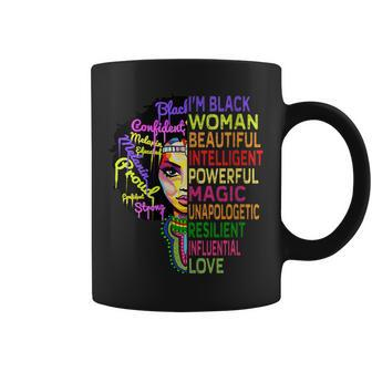 I Am Black History Month Woman Black Girl Magic Melanin Coffee Mug - Monsterry AU