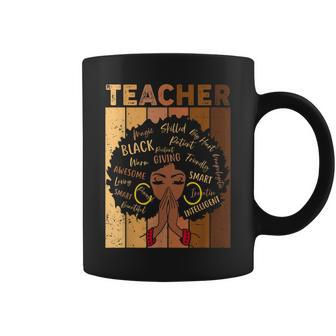 Black History Teacher African American Women Coffee Mug - Thegiftio UK