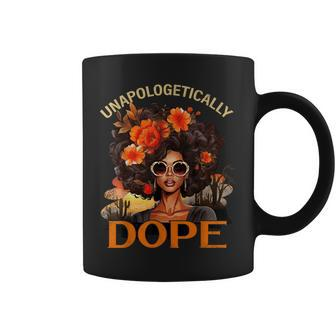 Black Unapologetically Dope Junenth Black History Coffee Mug - Thegiftio UK