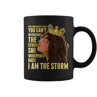 I Am Black Woman African American Black History Month Coffee Mug - Seseable