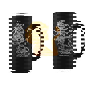 Black Woman Afro African Queen Melanin History Month Blm Coffee Mug - Seseable