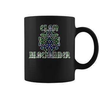 Blackadder Scottish Clan Family Name Tartan Knot Coffee Mug - Seseable