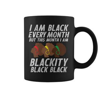 I Am Blackity Black Afro Woman African Pride History Women Coffee Mug - Seseable