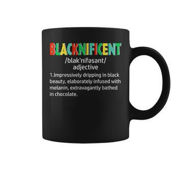 Blacknificent Definition Proud Black History Month Coffee Mug - Monsterry