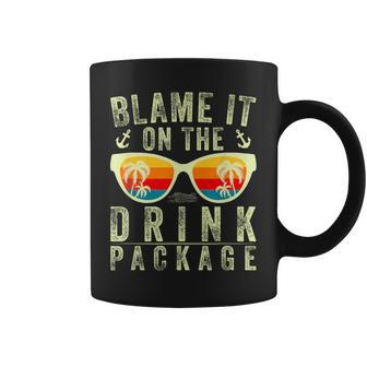 Blame It On The Drink Package Cruise Ship Vacation Coffee Mug - Thegiftio UK