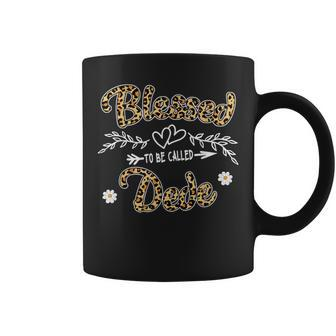 Blessed To Be Called Dede Leopard Dede Coffee Mug - Monsterry