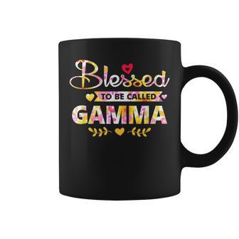 Blessed To Be Called Gamma Floral Coffee Mug - Monsterry AU