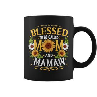 Blessed To Be Called Mom And Mamaw Mother's Day Coffee Mug - Monsterry