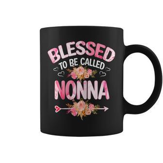 Blessed To Be Called Nonna Mother's Day Mom Grandma Coffee Mug - Monsterry
