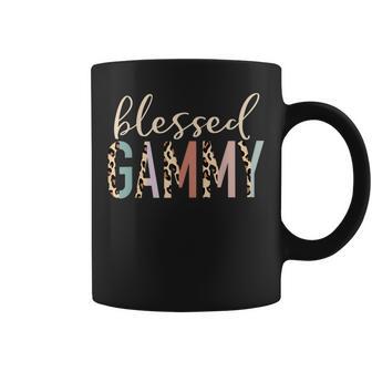 Blessed Gammy Cute Leopard Print Coffee Mug - Monsterry DE