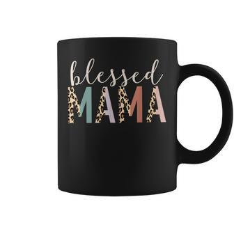 Blessed Mama Cute Leopard Print Coffee Mug - Thegiftio UK