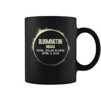 Bloomington Indiana Solar Eclipse 8 April 2024 Souvenir Coffee Mug - Thegiftio UK