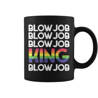 Blowjob King Sex Valentines Day For Gay Boyfriend Coffee Mug | Crazezy UK