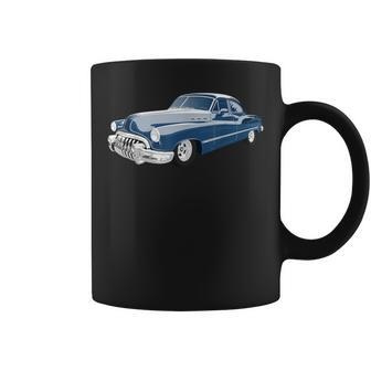 Blue 1950S Vintage Car Classic Coffee Mug - Monsterry