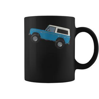 Blue 1969 Classic Bronco Coffee Mug - Monsterry