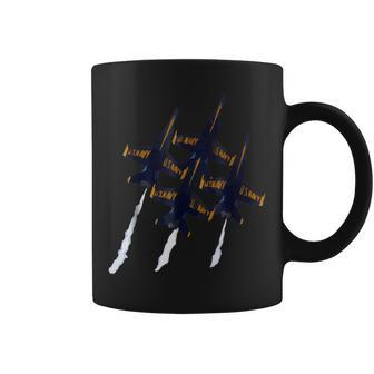 Blue Angels Diamond Formation Navy Coffee Mug - Monsterry UK