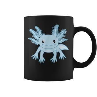 Blue Axolotl Kawaii Axolotl Lover Coffee Mug - Thegiftio UK