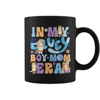 In My Blue Dog Boy Mom Era Front Coffee Mug - Monsterry UK