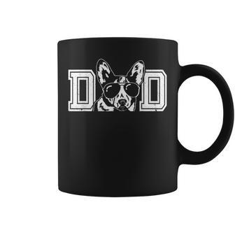 Blue Heeler Dog Owner For Blue Heeler Dad Father's Day Coffee Mug - Monsterry UK