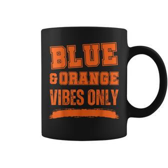 Blue And Orange Game Day Coffee Mug - Monsterry DE