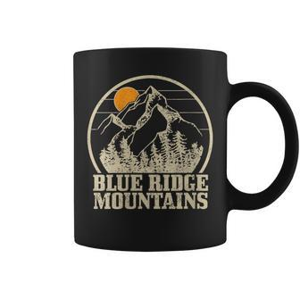 Blue Ridge Mountains Vintage Vintage Hiking Camping Coffee Mug - Monsterry UK