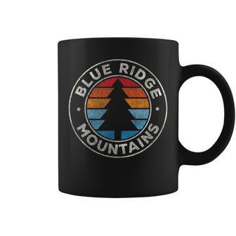 Blue Ridge Mountains Vintage Graphic Retro 70S Coffee Mug - Monsterry UK