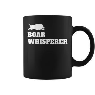 Boar Whisperer Hunting Season Wild Pigs Hog Hunters Coffee Mug - Monsterry