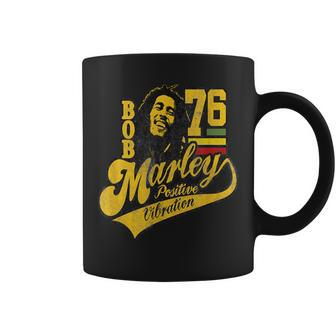 Bob Marley Positive Vibrations Soccer Coffee Mug - Monsterry DE