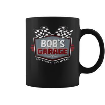 Bob's Garage Car Guy My Tools My Rules Coffee Mug - Monsterry