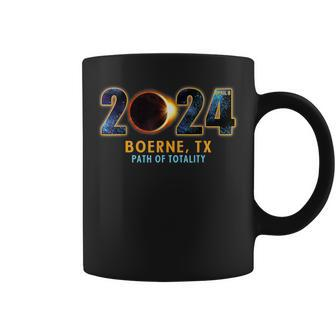 Boerne Texas Total Eclipse Solar 2024 Coffee Mug - Monsterry UK