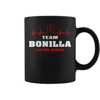 Bonilla Surname Family Name Team Bonilla Lifetime Member Coffee Mug - Seseable