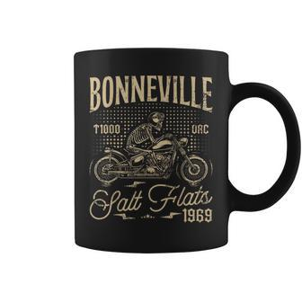 Bonneville Salt Flats Motorcycle Racing Vintage Biker Coffee Mug - Monsterry CA