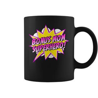 Bonus Mom Superhero Stepmom Comic Book Mother's Day Coffee Mug - Monsterry AU