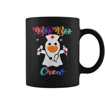 Boo Boo Crew Nurse Ghost Face Mask Halloween Costume Coffee Mug | Crazezy DE