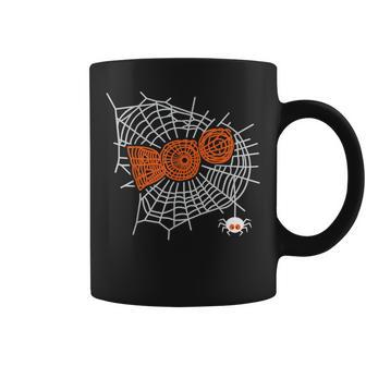 Boo Spider Web For Woman Cute Spider Web Graphic Coffee Mug - Monsterry DE