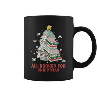 Book Tree Christmas Reading All Booked For Christmas Coffee Mug - Thegiftio UK