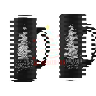 All Booked For Christmas Book Tree Christmas Xmas Lights Coffee Mug - Thegiftio