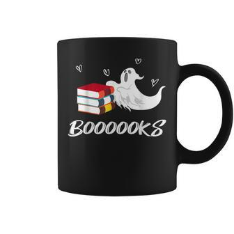 Books Boooooks Ghost Loving Cute Humor Parody Coffee Mug - Monsterry