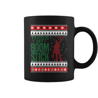 This Is My Boomstick Shotgun Christmas Snow Dead Evil Coffee Mug - Monsterry