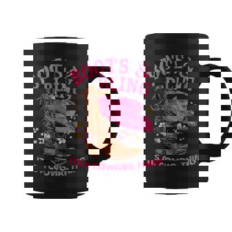 Boots & Bling It's A Cowgirl Thing Country Chic Coffee Mug | Mazezy