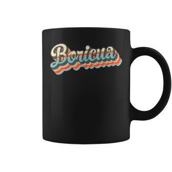 Boricua Retro 70S Style Puerto Rican Latina Pride Coffee Mug - Monsterry CA