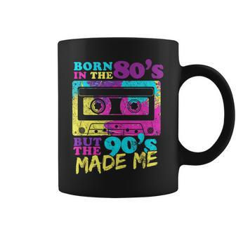 Born In The 80S But 90S Made Me Vintage Cassette Coffee Mug - Monsterry