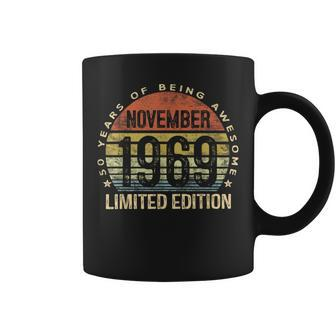 Born November 1969 Limited Edition Bday 50Th Birthday Coffee Mug - Monsterry CA
